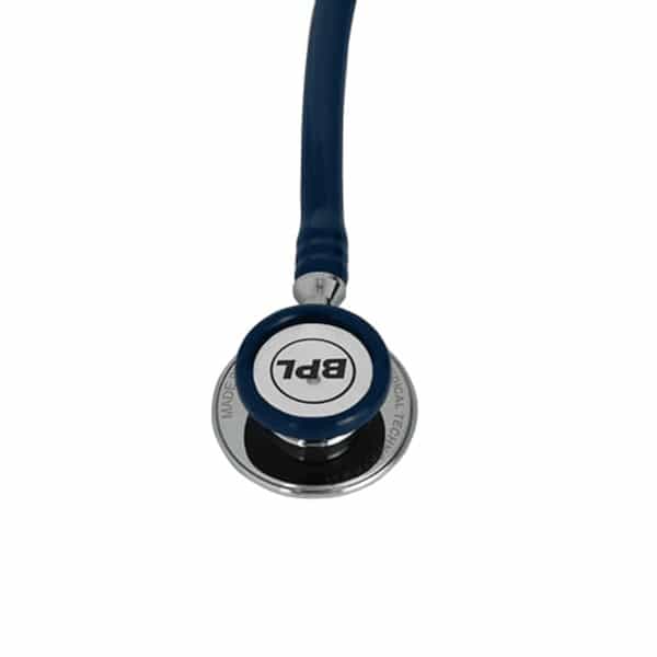 Bpl Medical Technologies St-02 Brass Adult Chest Piece Stethoscope - Blue