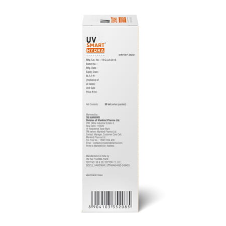 Uv Smart Hydra Spf 50+ Sunscreen Gel 50 Ml