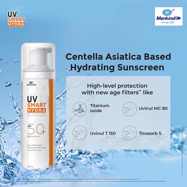 Uv Smart Hydra Spf 50+ Sunscreen Gel 50 Ml