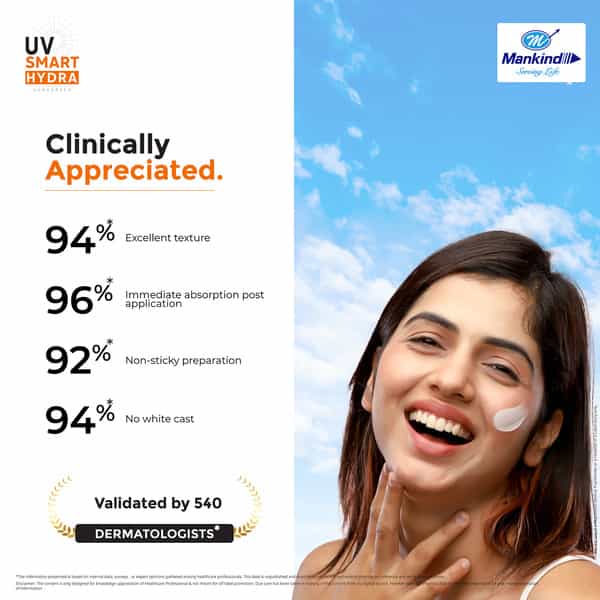 Uv Smart Hydra Spf 50+ Sunscreen Gel 50 Ml