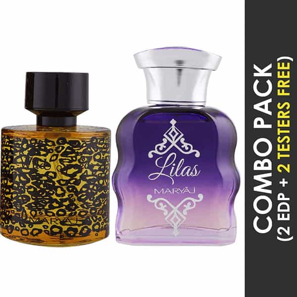 Maryaj Wild Speed & Maryaj Lilas Eau De Parfum Citrus Spicy Perfume