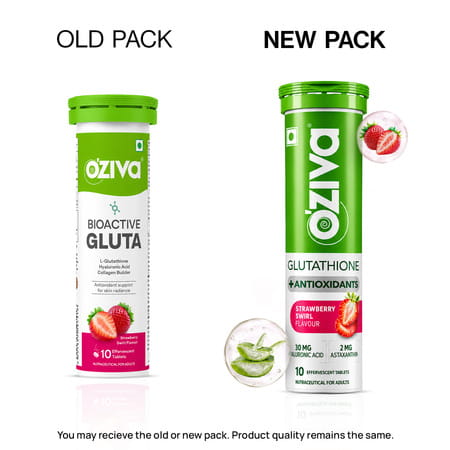 oziva glutathione tablets Bioactive Gluta Fizzy (L-Glutathione)| Strawberry Swirl Cambridge IM Vitamin Injections Nutrition Size:30 ml x 2