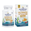 Nordic Naturals Ultimate Omega 2X Teen 1120 Mg Fish Oil Epa & Dha Strawberry Flavor 60 Softgels