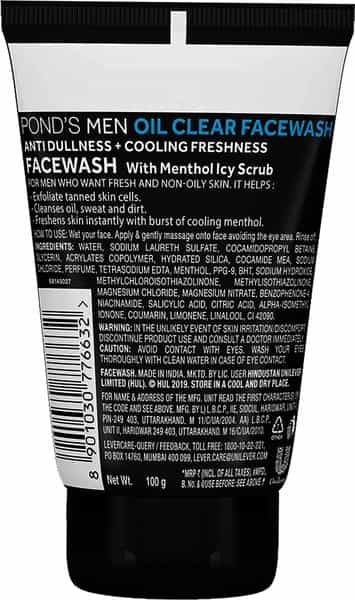 Pond's Men Oil Clear Facewash- 100 G
