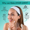 Bake 2% Salicylic Acid Hydrocolloid Pimple Patches | Waterproof | For Acne | Acne Marks 144 Dots