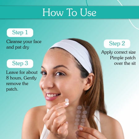 Bake 2% Salicylic Acid Hydrocolloid Pimple Patches | Waterproof | For Acne | Acne Marks 144 Dots