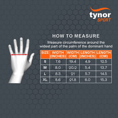 Tynorgrip Women'S Gym Gloves Black Xl 1 Pair
