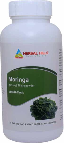 Herbal Hills Moringa 120 Tablets Pack Of 4