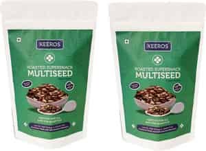 Keeros Roasted Multi Seeds Supersnack - Healthy & Tasty Trail Mix -pack Of 2x400g