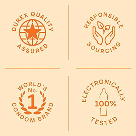 Durex Extra Dotted Condoms For Men - 3 Count (Pack Of 10)|Ribbed And Dotted For Extra Stimulation