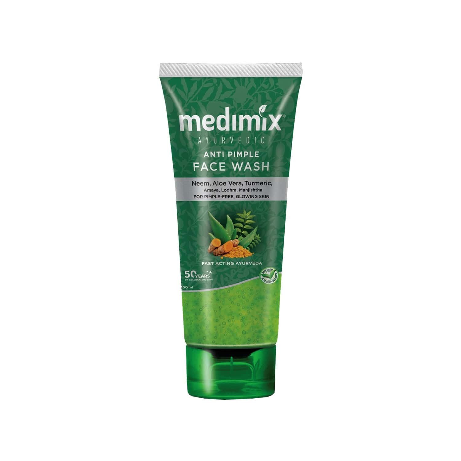 Buy Medimix Ayurvedic Anti Pimple Face Wash 100ml Online & Get Upto