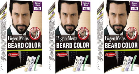 Bigen Men'S Beard Color Natural Black B101 40g (Pack Of 3)