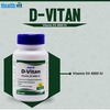 Healthvit D-Vitan Vitamin D3 4000 Iu Chewable -60 Tablets