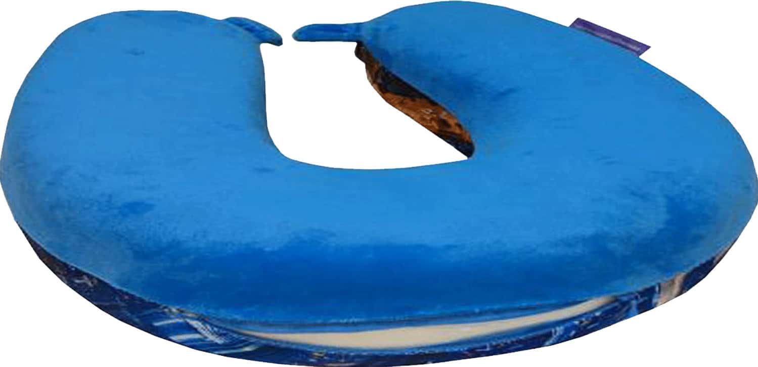 Buy VIAGGI U SHAPE MEMORY FOAM PRINTED TRAVEL NECK PILLOW YELLOW