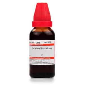 Dr. Willmar Schwabe India Acidum Benzoicum Mother Tincture Q 30 Ml