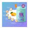 Happi Kidz Zinc + Vitamin C Gummies For Kids 60Gummy Bears Immune Support Orange Flavor For Children