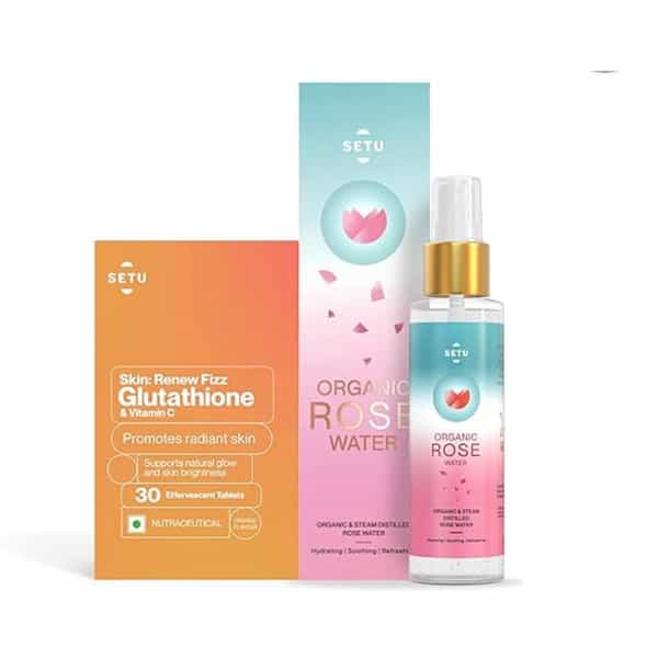 Rose Water & Skin Renew Tablets Combo Pack