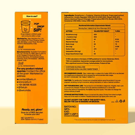 Rose Water & Skin Renew Tablets Combo Pack