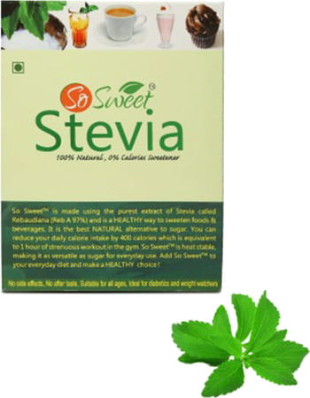 So Sweet Stevia 50 Sachet Sugar Free Sweetener