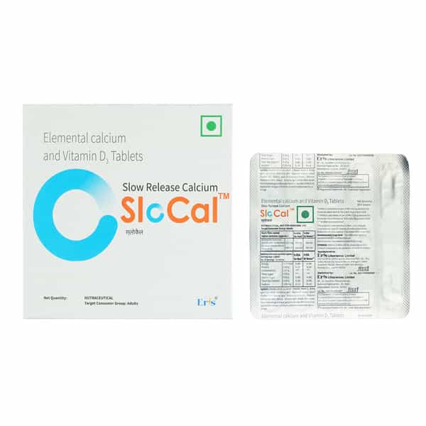 Slocal Slow Release Calcium Strip Of 15 Tablets