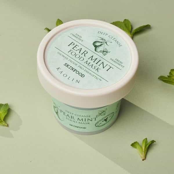 Skinfood Pear Mint Food Mask - Korean Face Cleanser - Korean Skincare - 120G