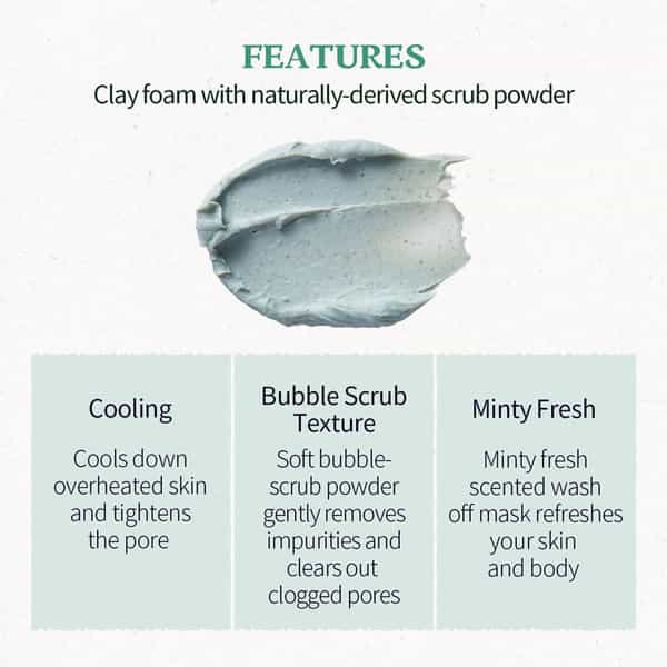 Skinfood Pear Mint Food Mask - Korean Face Cleanser - Korean Skincare - 120G