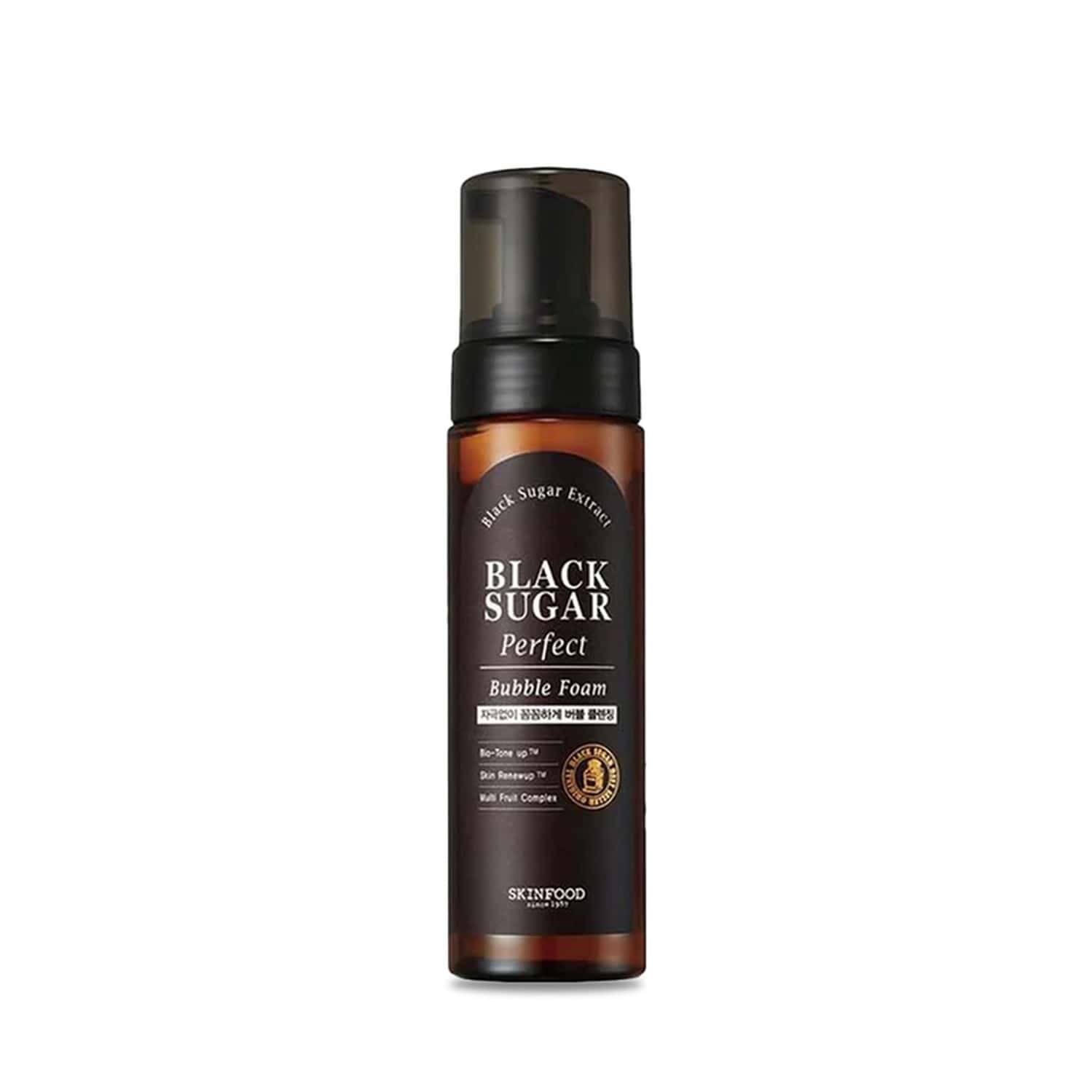 Skinfood Black Sugar Perfect Bubble Foam - Korean Face Cleanser - Korean Skincare - 200ml