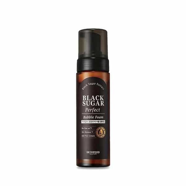 Skinfood Black Sugar Perfect Bubble Foam - Korean Face Cleanser - Korean Skincare - 200Ml