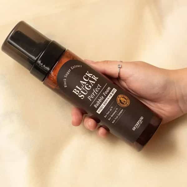 Skinfood Black Sugar Perfect Bubble Foam - Korean Face Cleanser - Korean Skincare - 200Ml