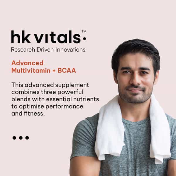 Hk Vitals Advanced Multivitamin (60 Tablets) | With Bcaa - Minerals