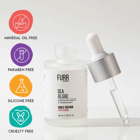 Furr By Pee Safe Sea Algae Face Serum For Daily Repair - 30 Ml