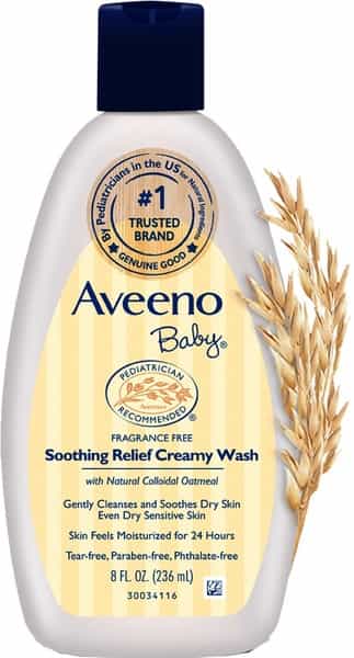 Aveeno Baby Soothing Relief Creamy Wash 236 Ml