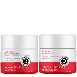 Dermistry Anti Aging Wrinkles Fine Lines Ageing Repair Collagen Retinol Day Night Moisturizer Cream
