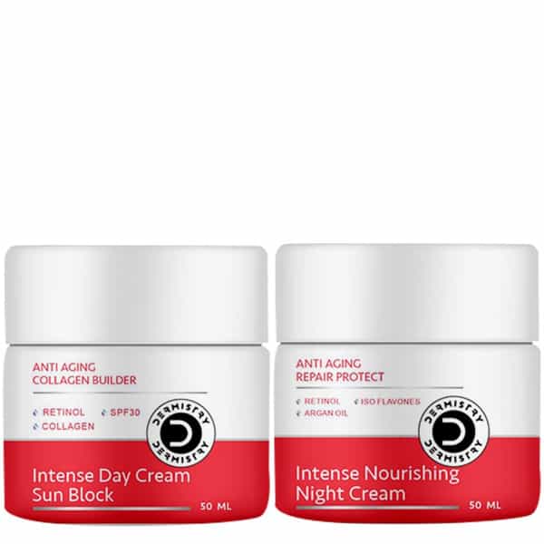 Dermistry Anti Aging Wrinkles Fine Lines Ageing Repair Collagen Retinol Day Night Moisturizer Cream