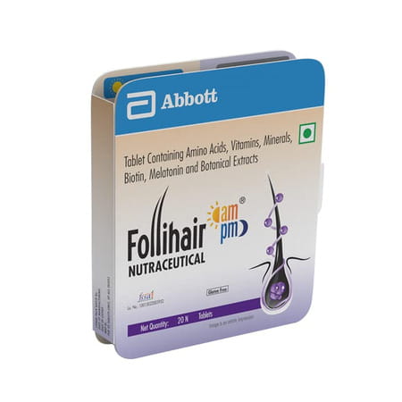Follihair Keratian Production Ampm - 20 Tablets