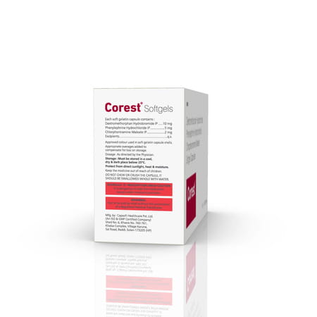 Corest Strip Of 10 Softgel Capsules