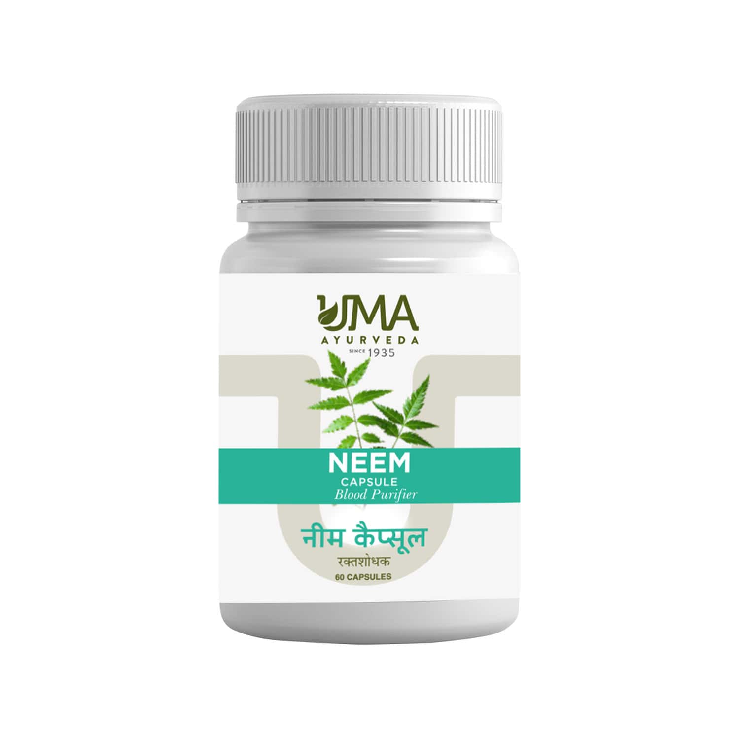 Uma Ayurveda Neem Capsule Ayurvedic Capsules 60 Caps