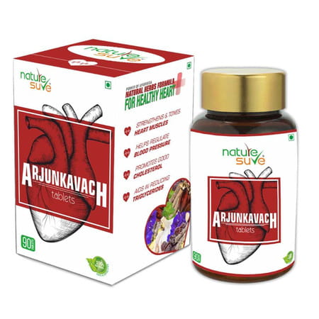 Nature Sure Arjun Kavach Tablets For Healthy Heart In Men And Women - 90 Nos
