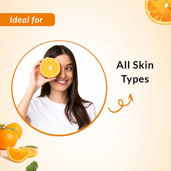Fixderma 2% Vitamin C Face Wash Foaming Cleanser With Brush - 100Ml
