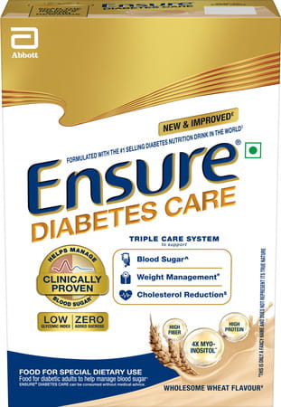 Ensure Diabetes Care Specialized Nutritional Drink Wheat Flavour Box 375 Gm