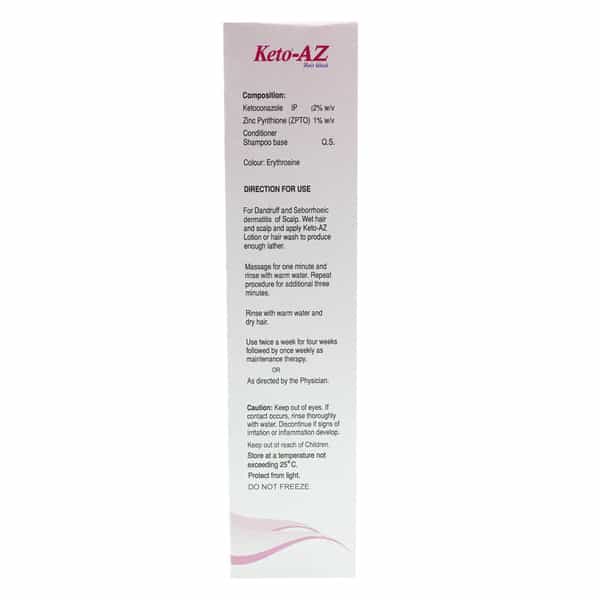 Keto Az Bottle Of 125Ml Hair Wash Lotion