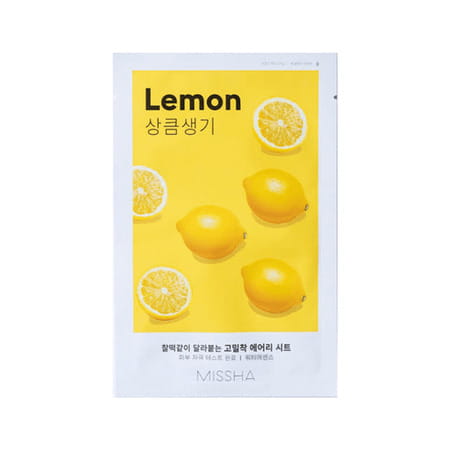 Missha Airy Fit Sheet Mask [Lemon] - Pack Of 5