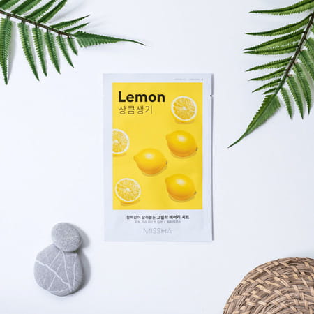 Missha Airy Fit Sheet Mask [Lemon] - Pack Of 5