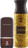Ajmal Aristocrat Eau De Parfum 75Ml Perfume For Men And Aurum Femme Deodorant 200Ml For Women