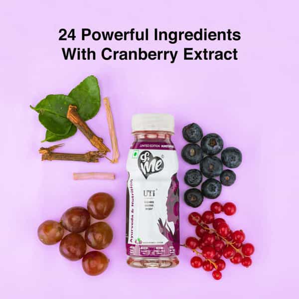 &Me Mixed Berries - Ginger Herbal Drink For Uti With No Added Sugar - 200 Ml