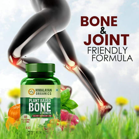 Vlado'S Himalayan Organics Plant Based Bone Strength Supplement 60 Veg Capsules