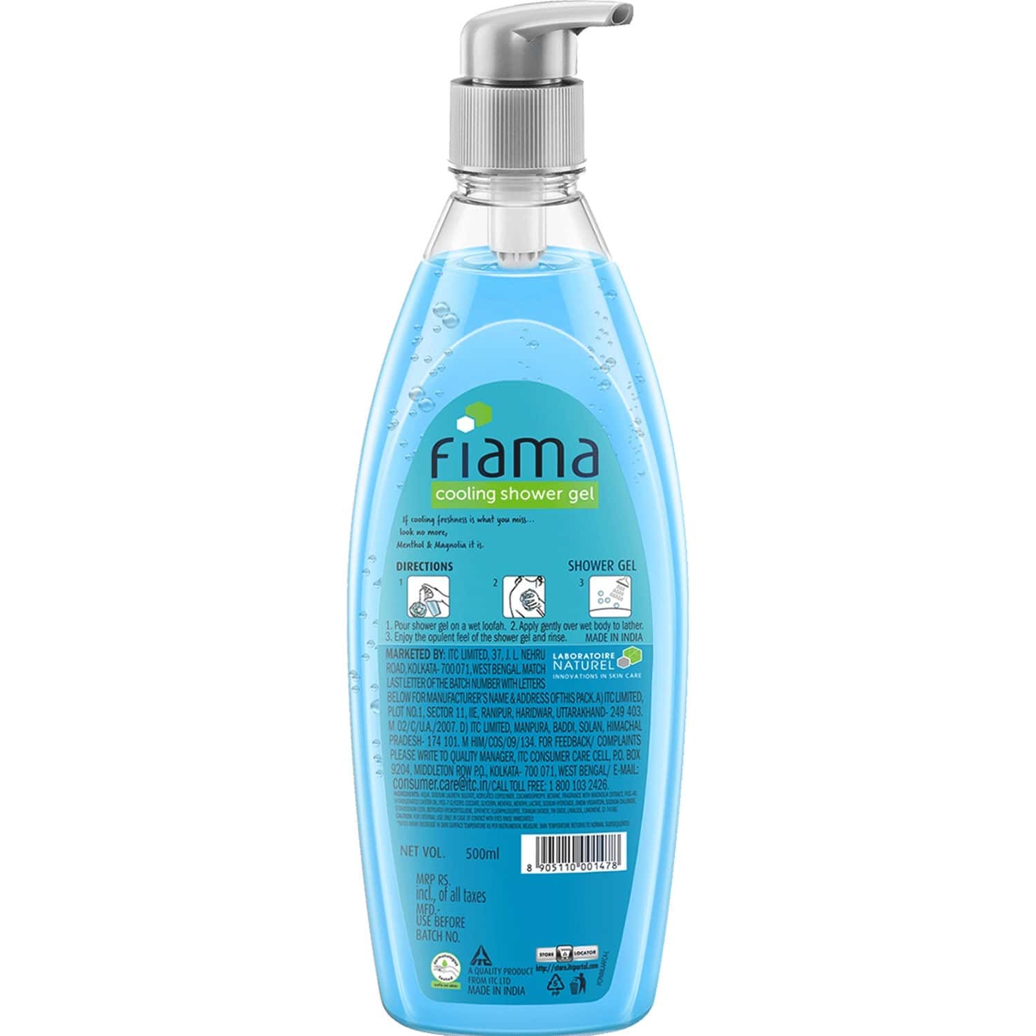 Buy FIAMA COOLING SHOWER GEL MENTHOL & MAGNOLIA 500 ML Online & Get Upto 60 OFF at PharmEasy