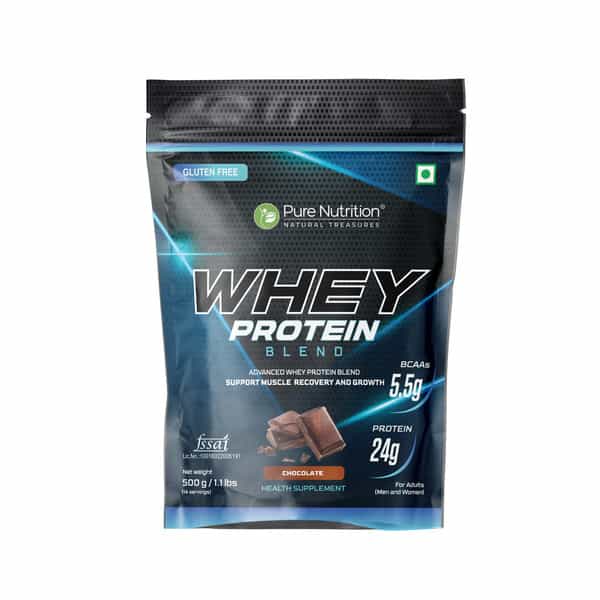Pure Nutrition Whey Protein Chocolate 500 Gms Pouch