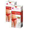 Everteen Silky Bikini Line Hair Remover Cream With Cranberry And Cucumber - 2 Packs (50 G Each)
