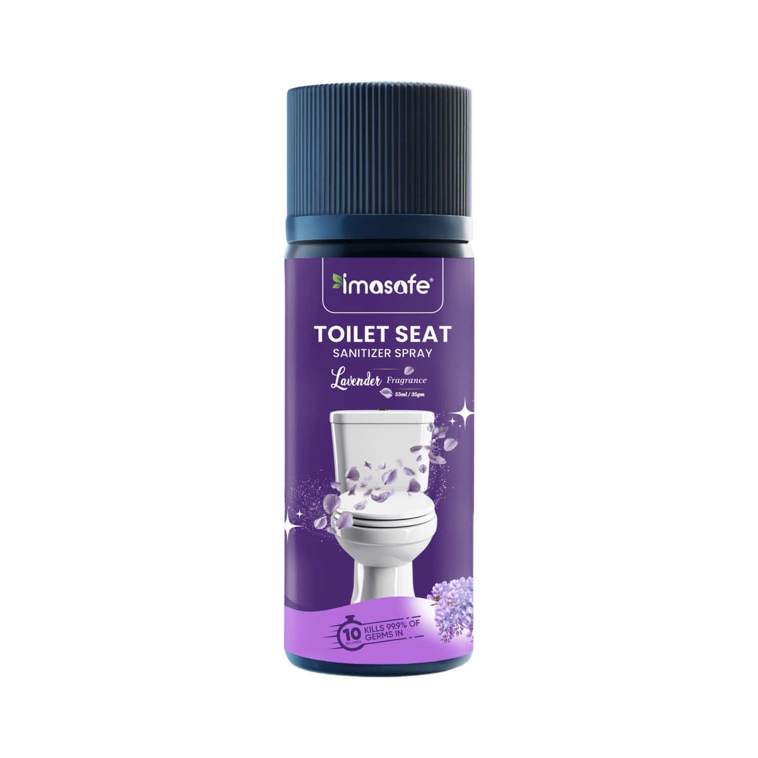 Imasafe Toilet Seat Sanitizer Spray 55 Ml (Lavender)